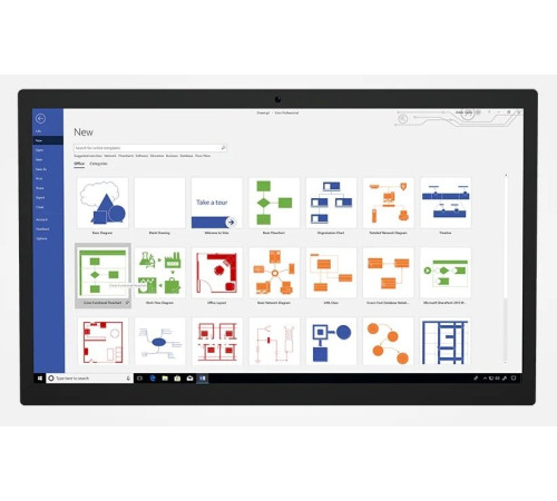Microsoft Visio Pro 2021 для 1 ПК, ESD – електронна ліцензія, всі мови (D87-07606)