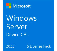Ліцензія доступу Microsoft Windows Server 2022 CAL 5 Device рос, ОЕМ без носія (R18-06439)