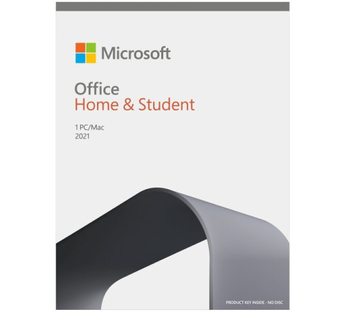 Microsoft Office Для дому та навчання 2021 для 1 ПК (Win або Mac), FPP - коробкова версія, англійська мова (79G-05393)